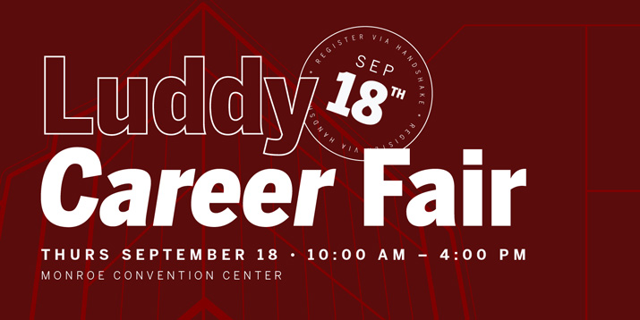 Career Fair graphic for Fall 2025 Career Fair